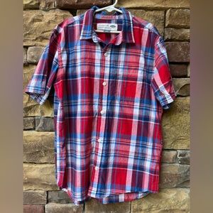 Old Navy Size Large Plaid Shirt with pocket